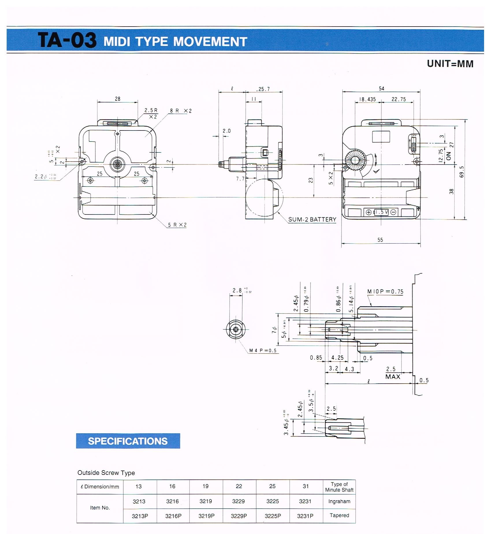 Takane clock movement online with chime